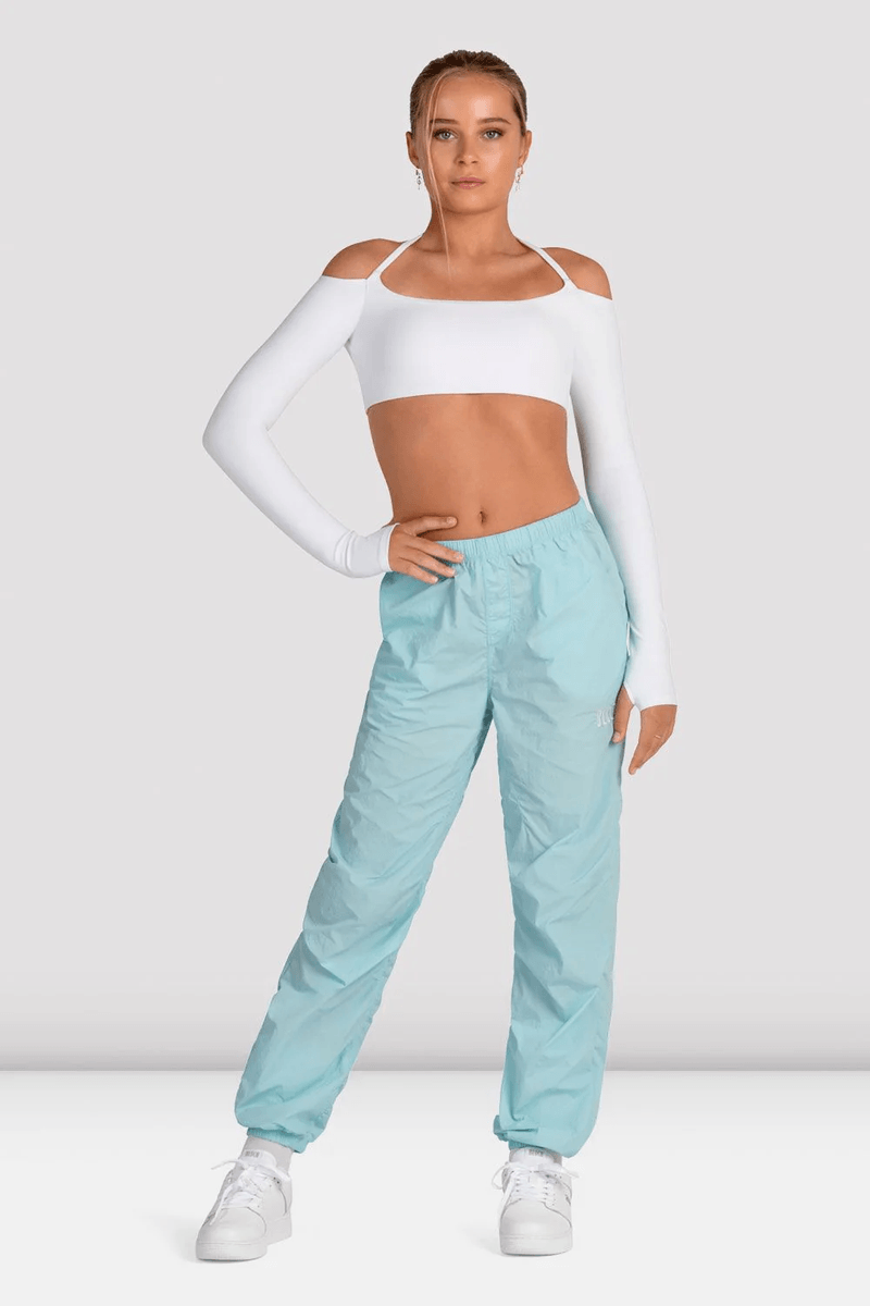 Bloch Girls Criss Cross Bolero Crop Top White