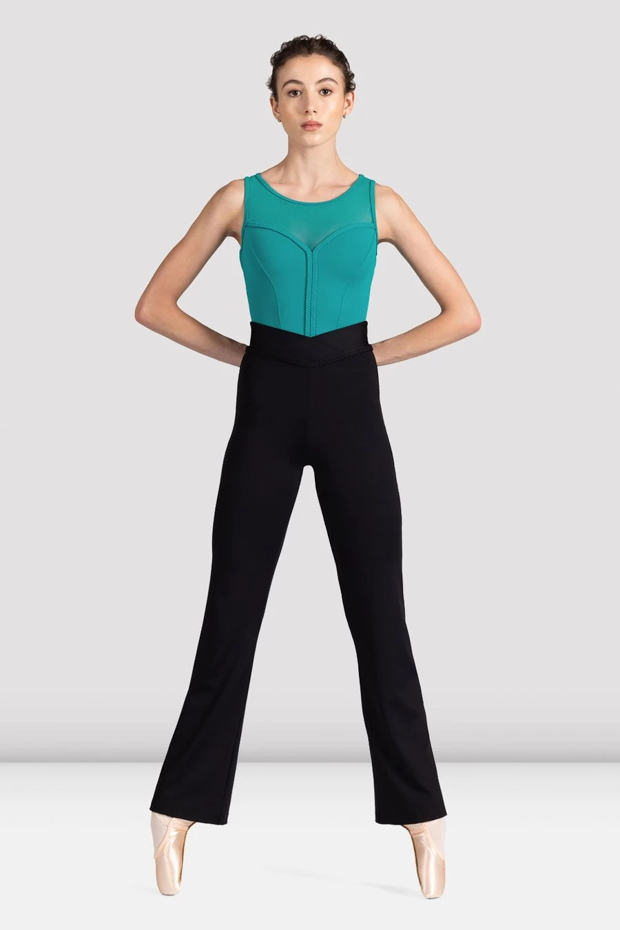 Pantalón De Jazz Con Frente En V Mirella Miami De Bloch Para Mujer