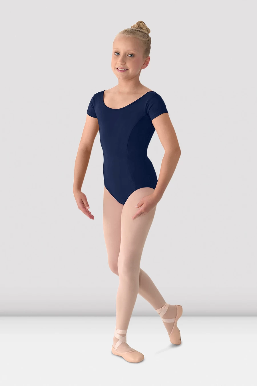 Bloch Girls Mirella Classic Short Sleeve Leotard