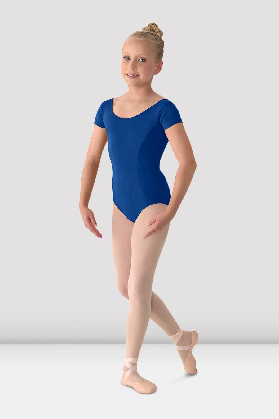 Bloch Girls Mirella Classic Short Sleeve Leotard