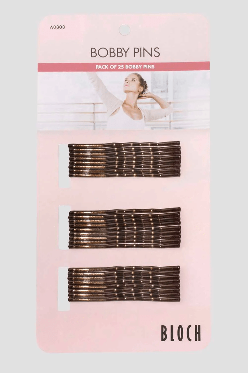Bloch Bobby Pins Pack Brown