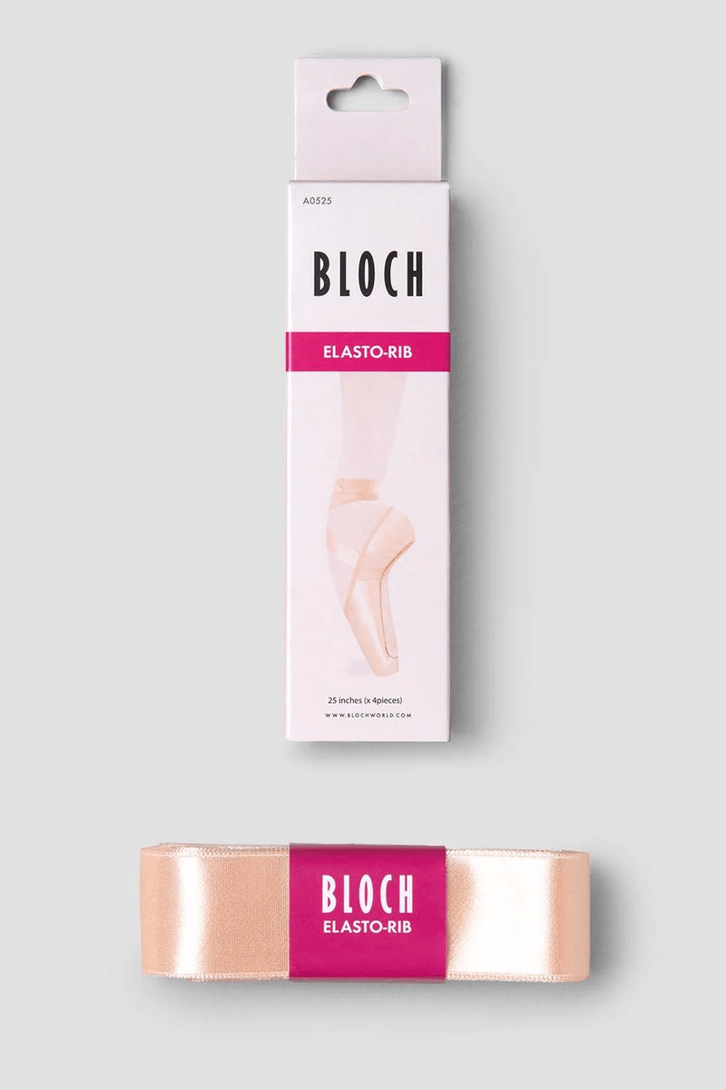 Bloch Elastorib Pointe Shoe Ribbon European Pink Satin