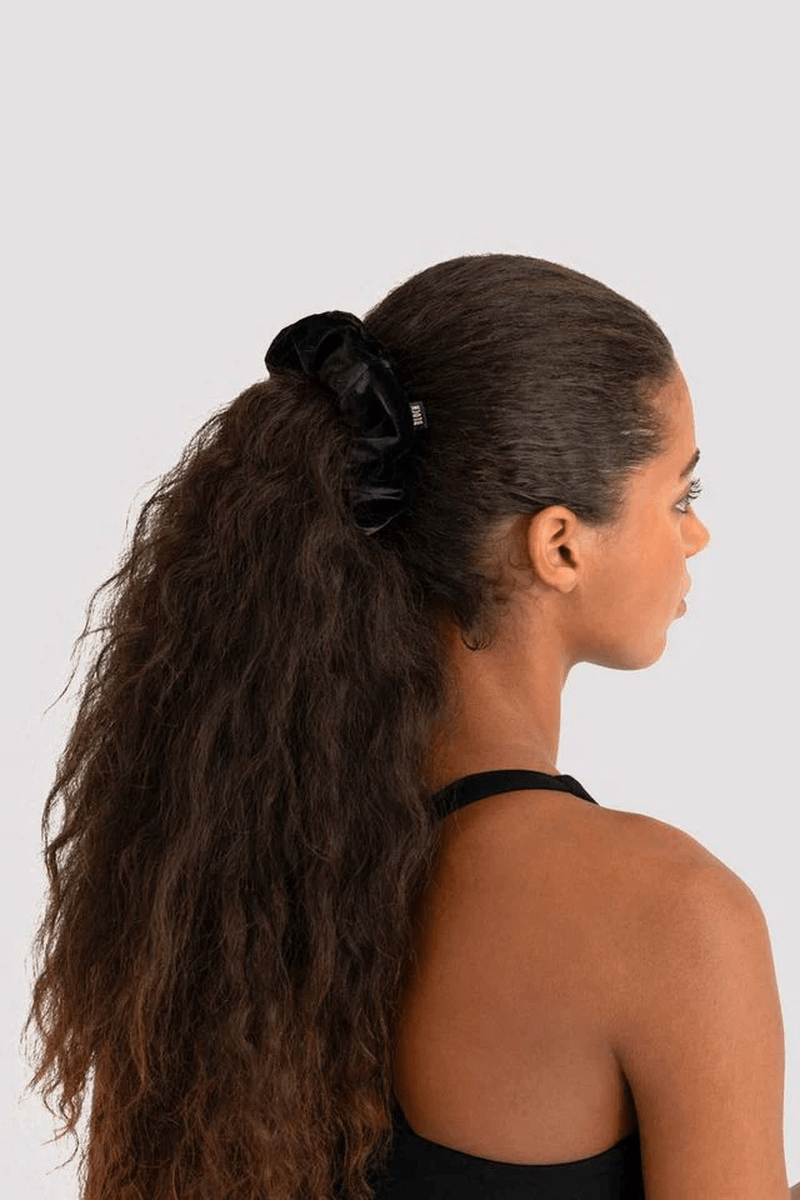 Bloch Ladies Apex Velvet Scrunchie Black Velvet