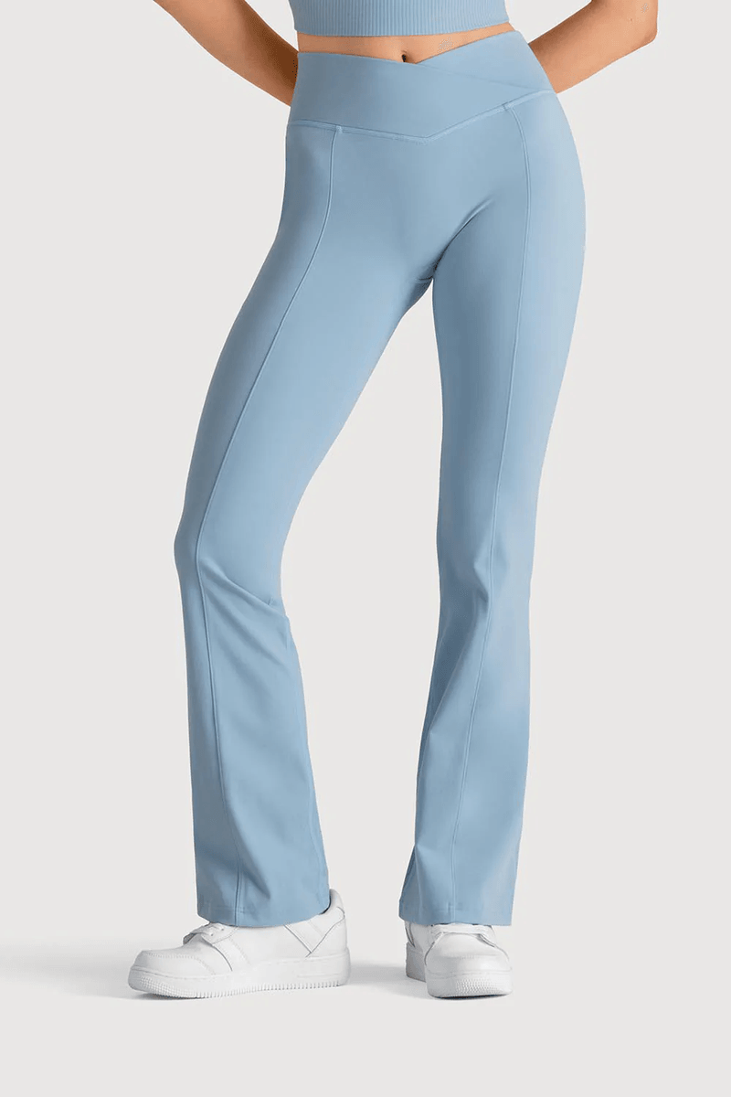 Bloch Apex Wrap Midje Flare Leggings Himmelsk Blå