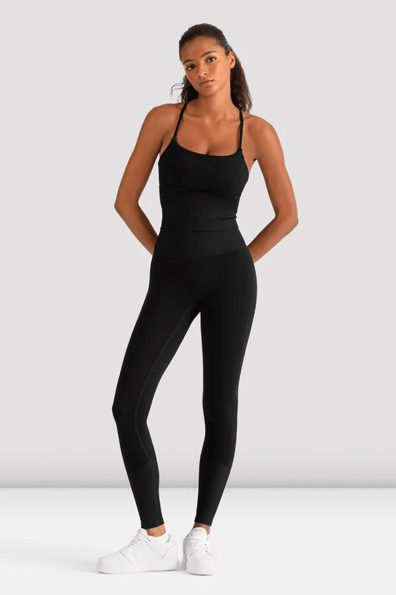 Bloch Ladies Apex Longline Camisole Bra Top Black