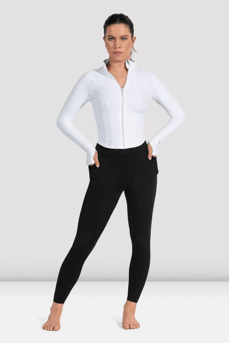 Ladies Apex BLOCHeverhold Contour Zip Jacket White