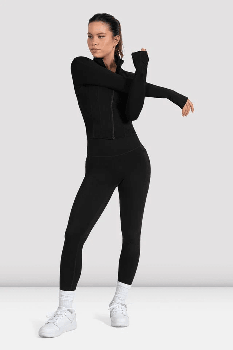 Ladies Apex BLOCHeverhold Contour Zip Jacket Black