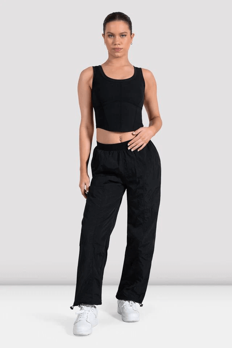 Bloch Ladies Apex Corset Tank Top Black