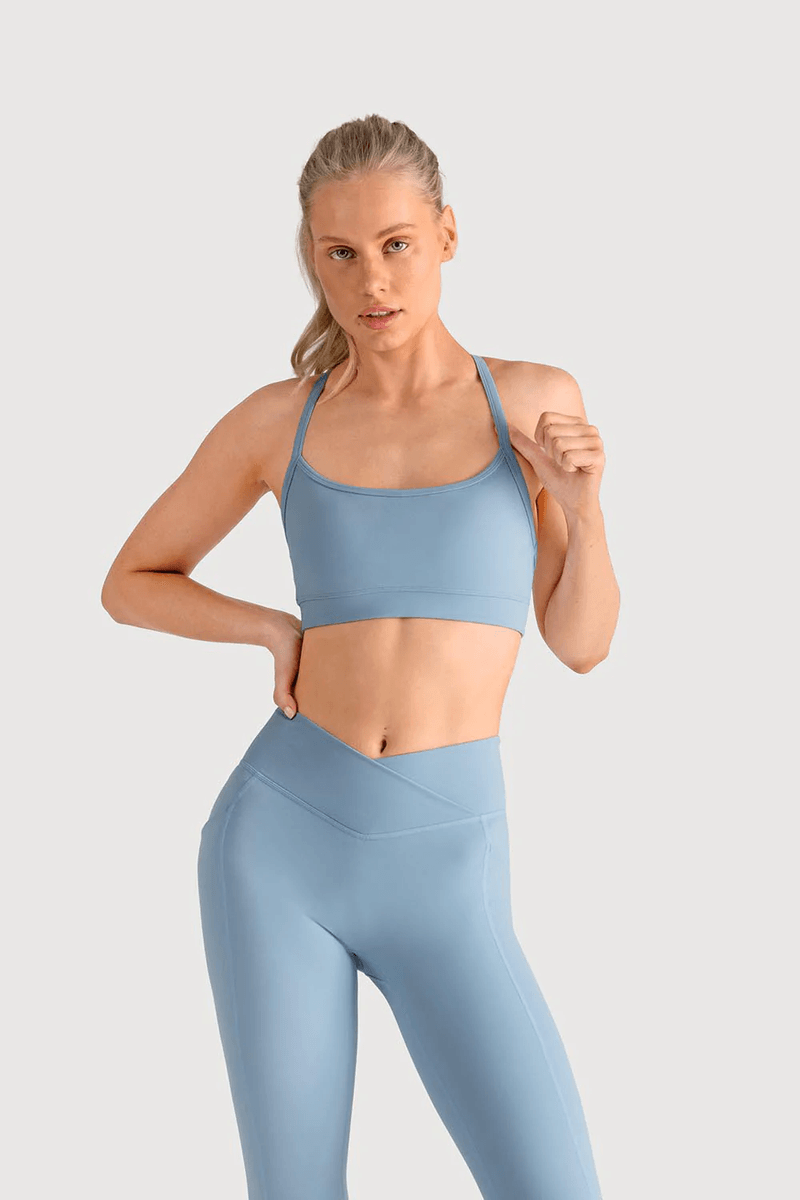 Bloch Ladies Apex Resistance Camisole Bra Top Celestial Blue