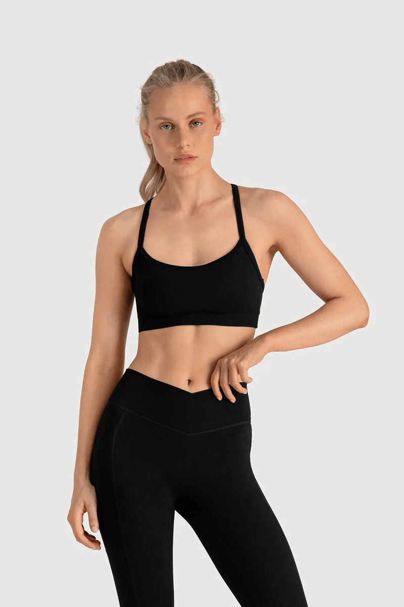 Bloch Ladies Apex Resistance Camisole Bra Top Black