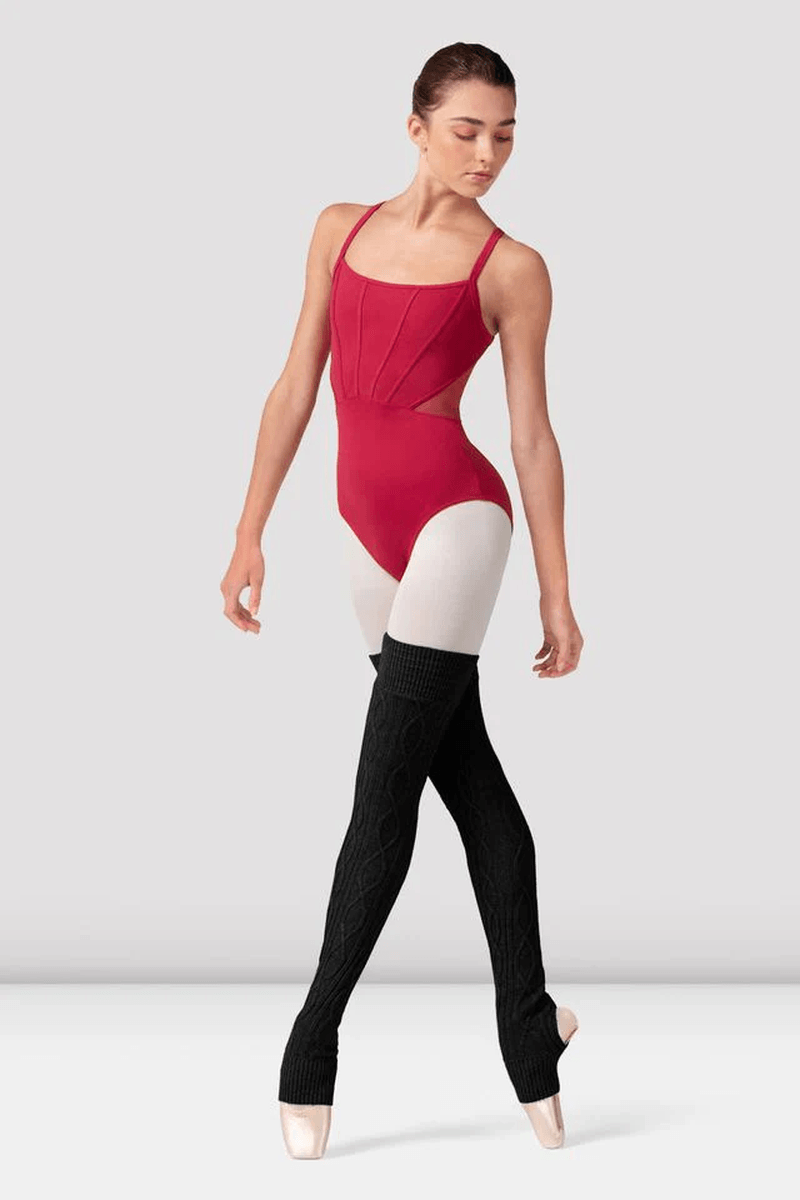 Bloch Ladies Elsa Knit Leg Warmers Black