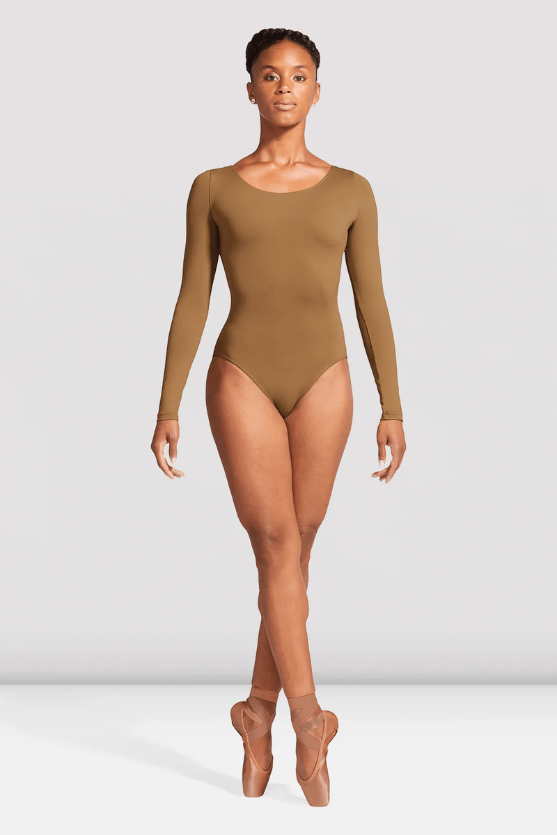 μπλοχ γυναικείο λεπίσι μακρυμάνικο κορμάκι αμυγδάλου