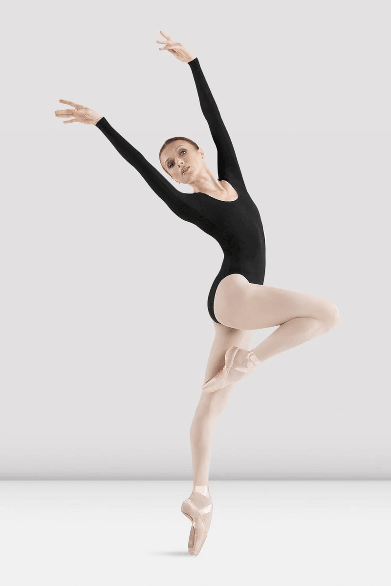 בלוך נשים פרימייר טופ ארוך שרוולים שחור