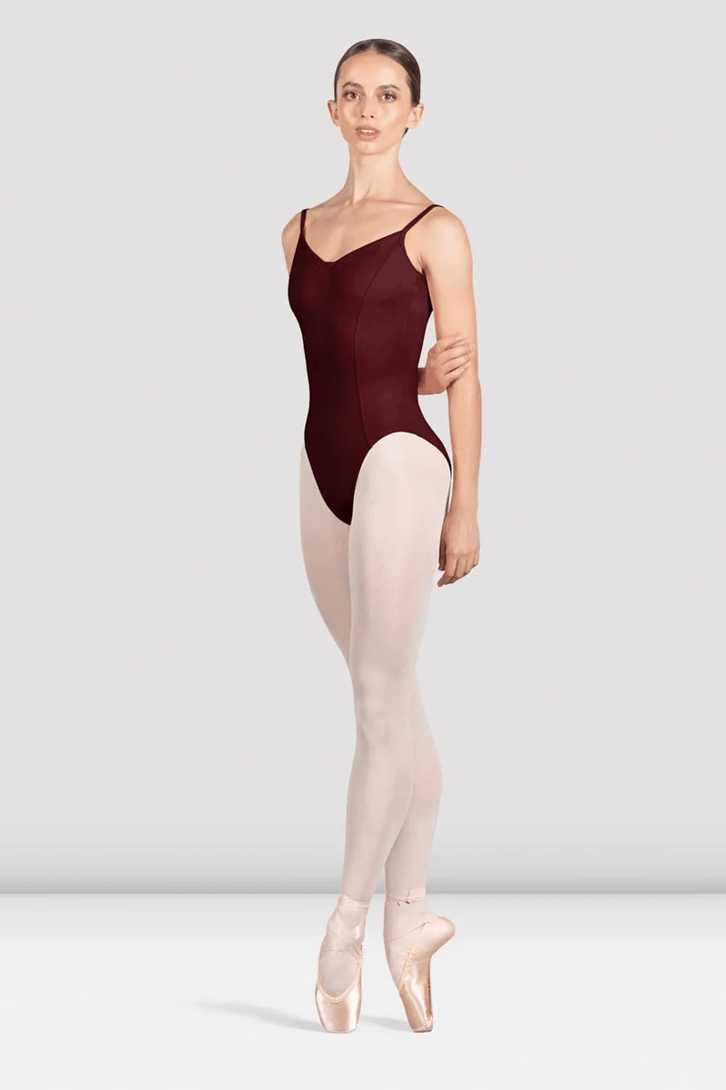 Bloch Ladies Ella Camisole Leotard Burgundy