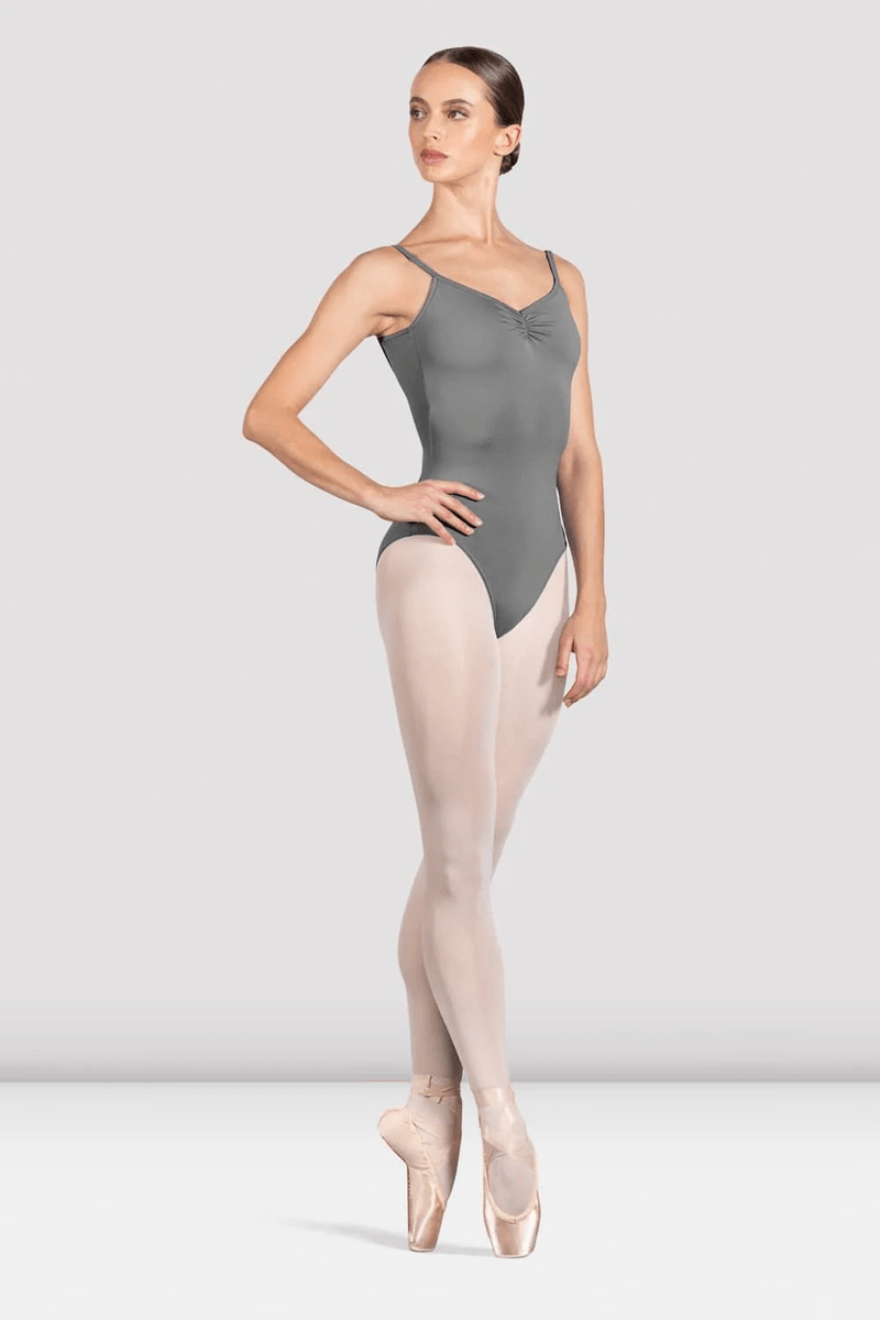Bloch Ladies Arianne Camisole Leotard Abu-abu