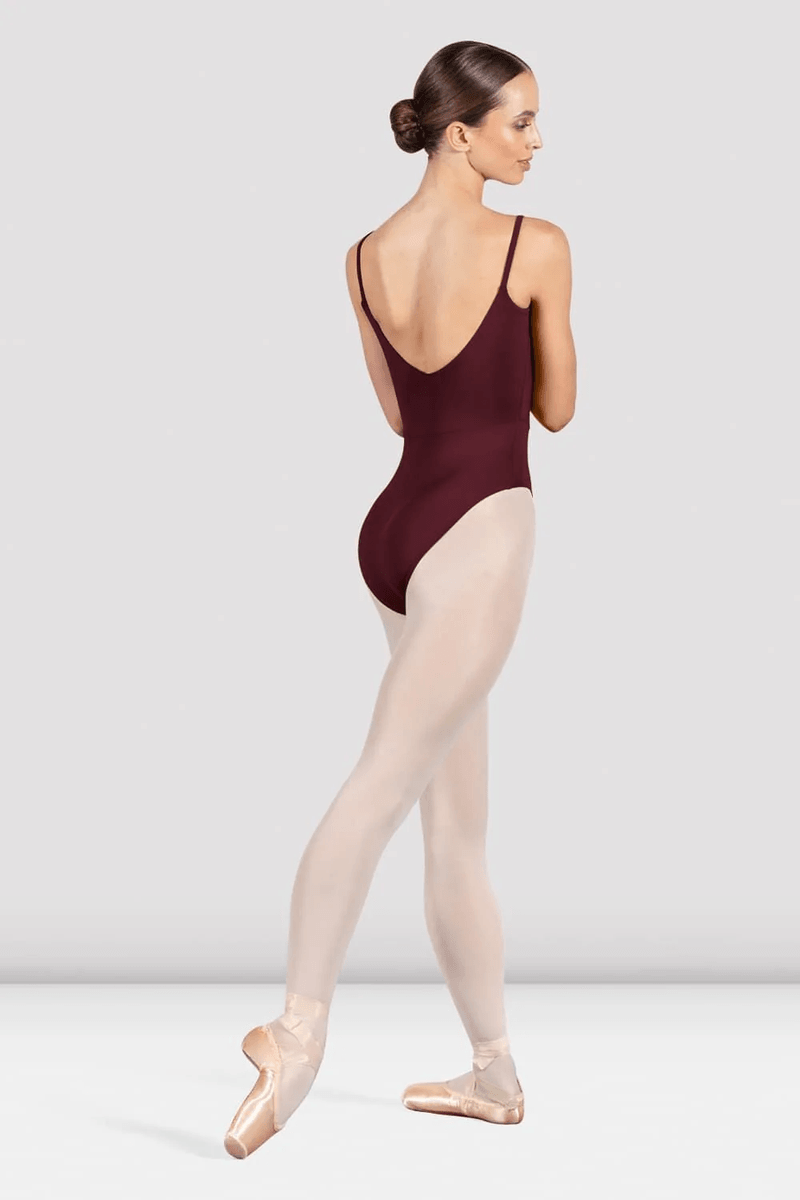 Bloch Ladies Ruby Scoop Back Leotard Burgundy