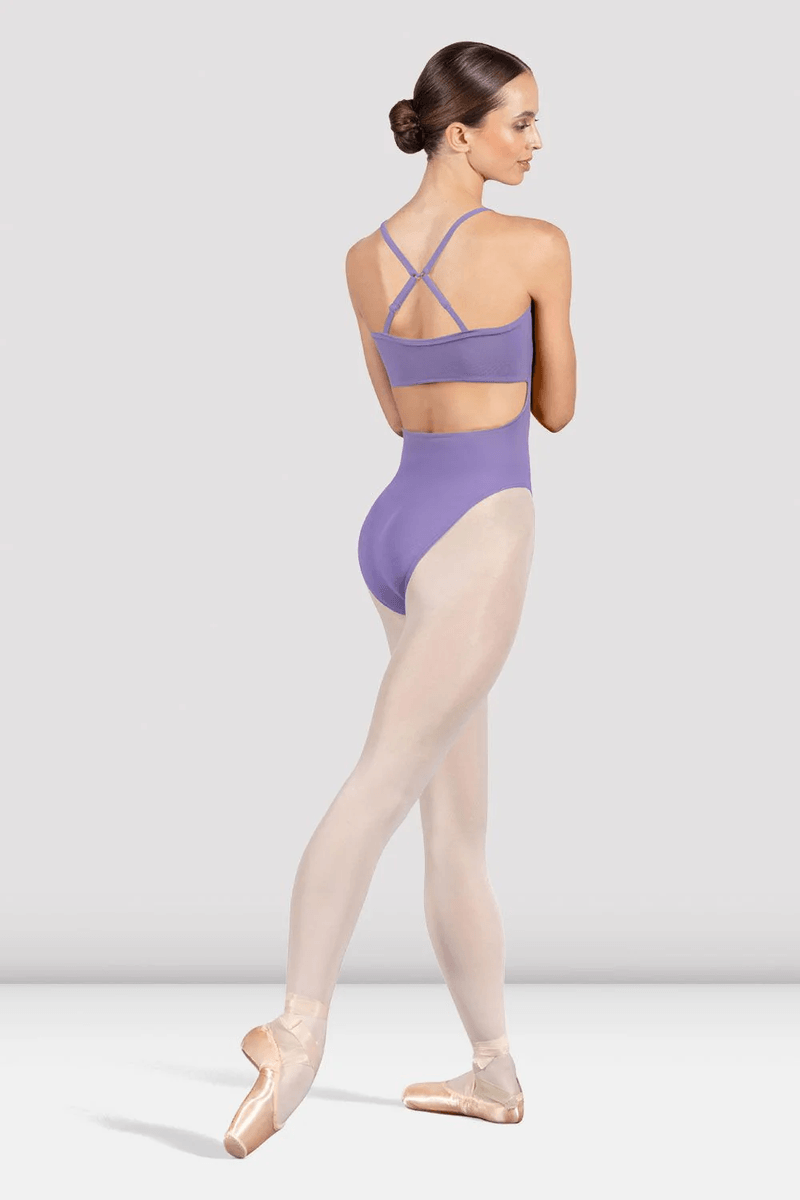 Bloch Ladies Emi Open Back Leotard Lavender