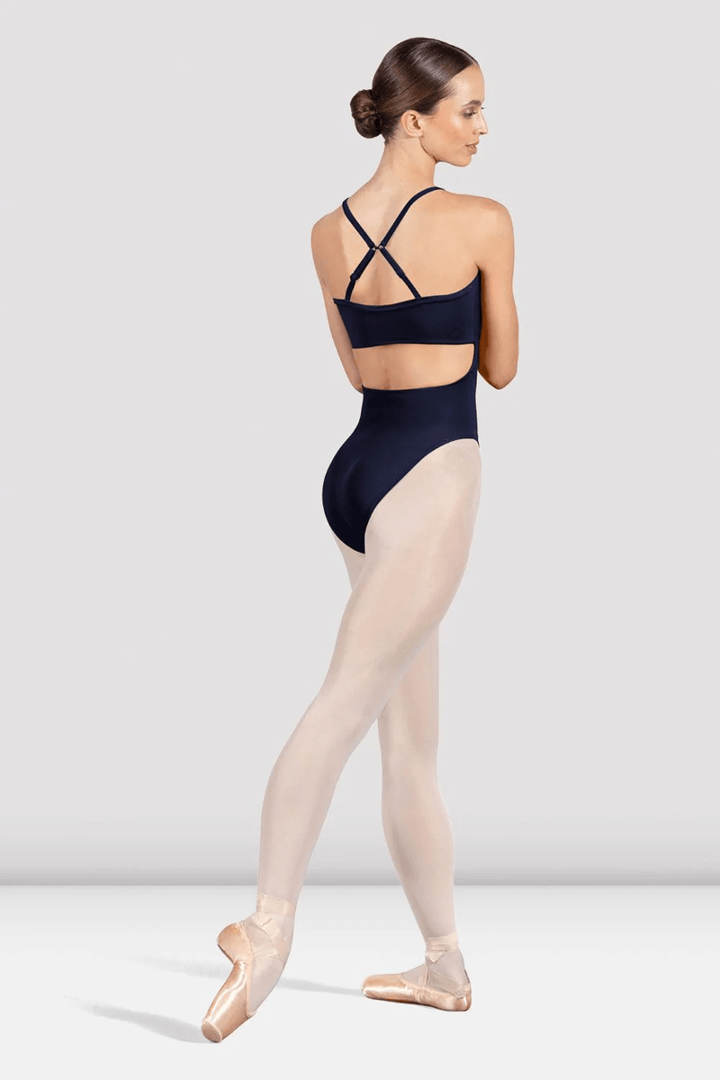 Bloch Ladies Emi Open Back Leotard Navy