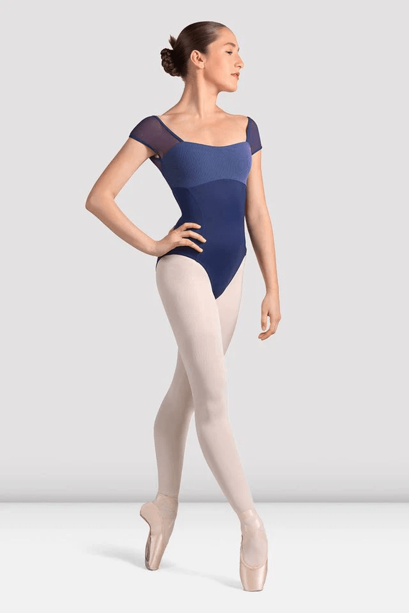 Bloch Ladies Mirella Zephyr Cap Sleeve Leotard Ink