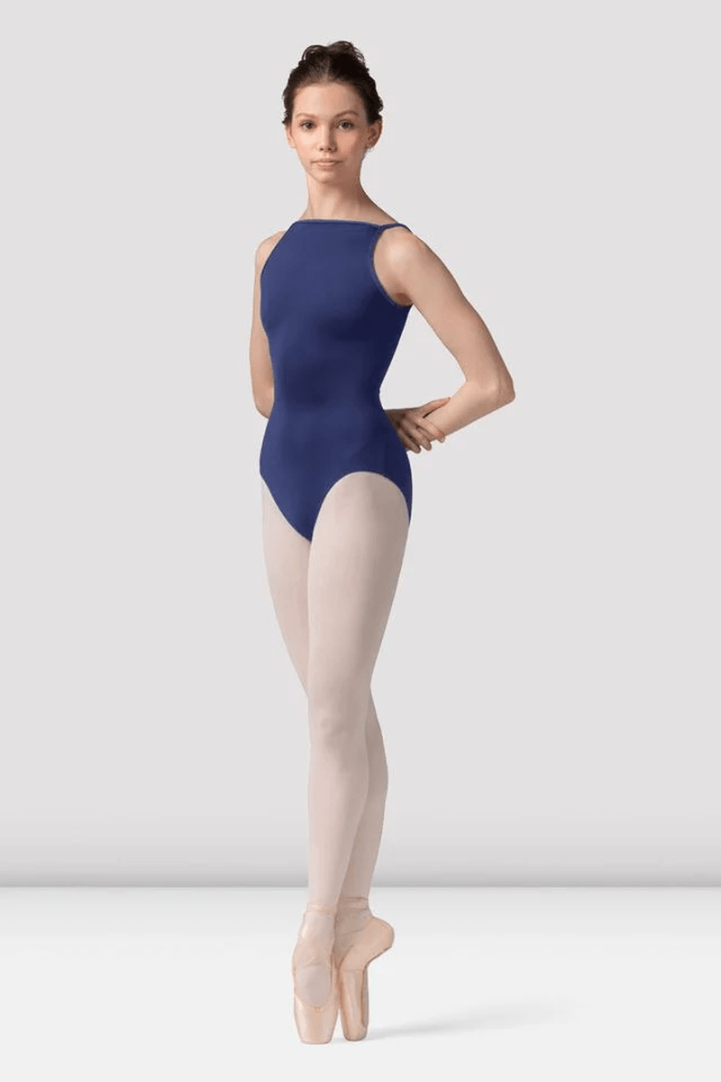 Bloch Ladies Mirella Zephyr Boat Neck Leotard Ink