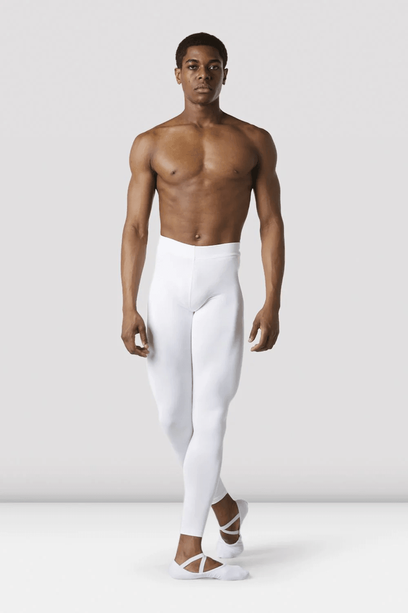 Bloch Mens/Boys Full Length Dance Tight White