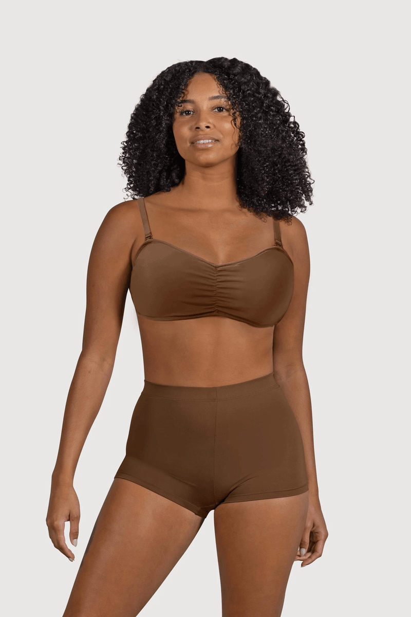 Bloch Ladies Capella High Waist Short Cocoa