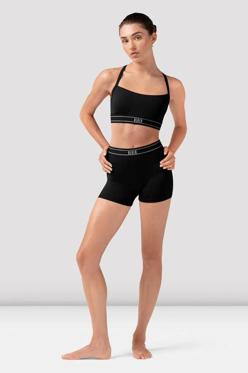 Bloch Ladies Kisha Logo Short Black