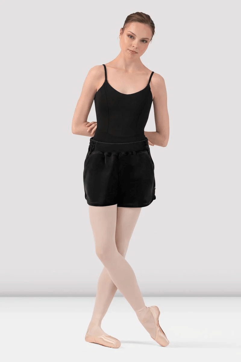 Bloch Ladies Debby Velvet Short Black
