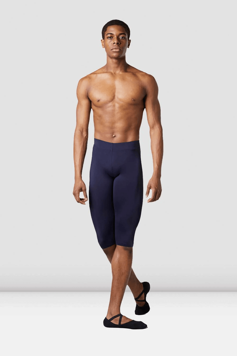 Bloch Mens/Boys Knee Length Rehearsal Tights Navy