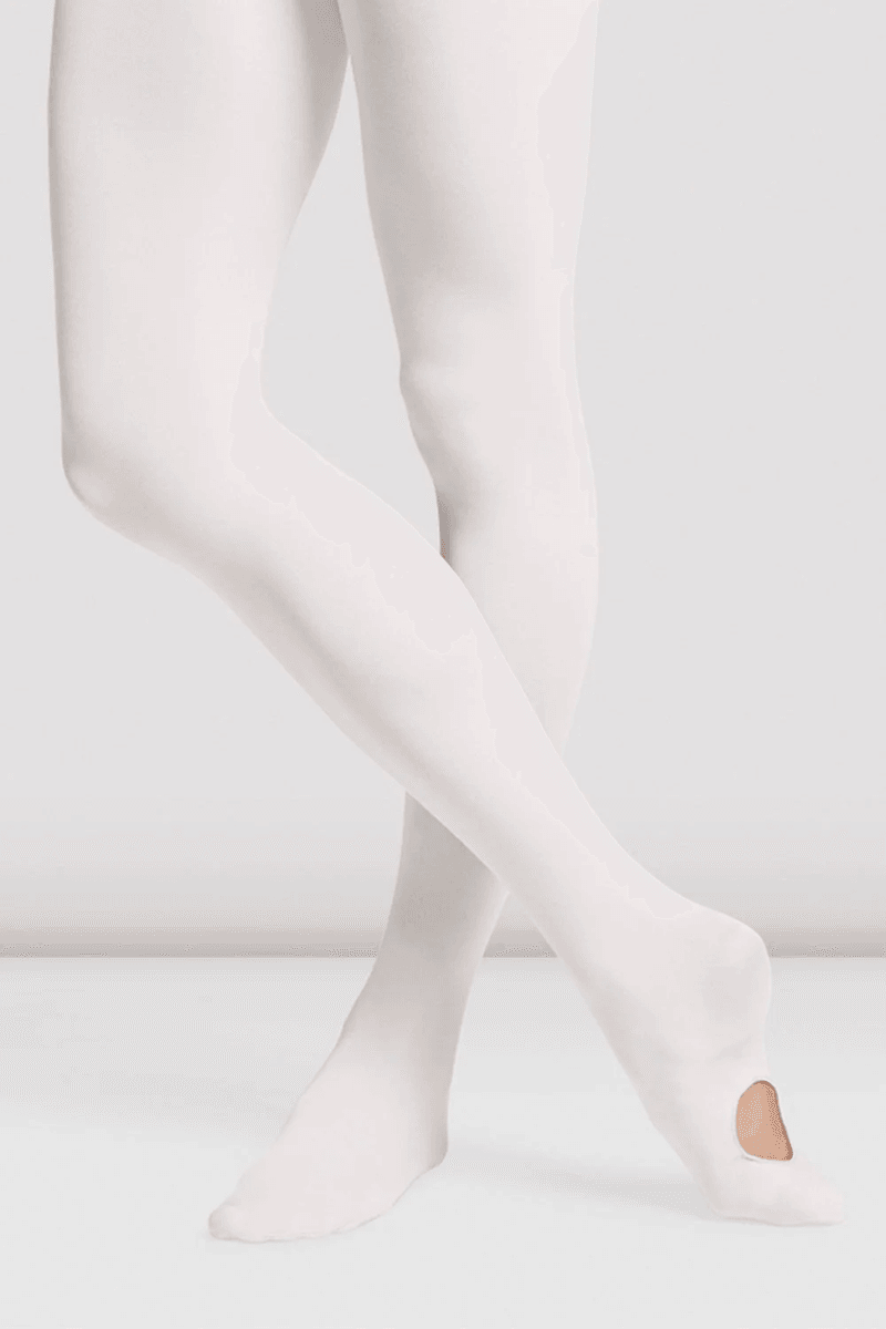 Bloch Ladies Convertible Tights White
