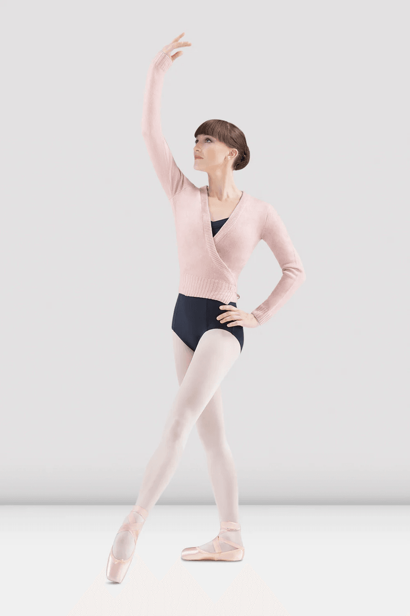 Bloch Ladies Darlene Cross Over Cardigan Light Pink