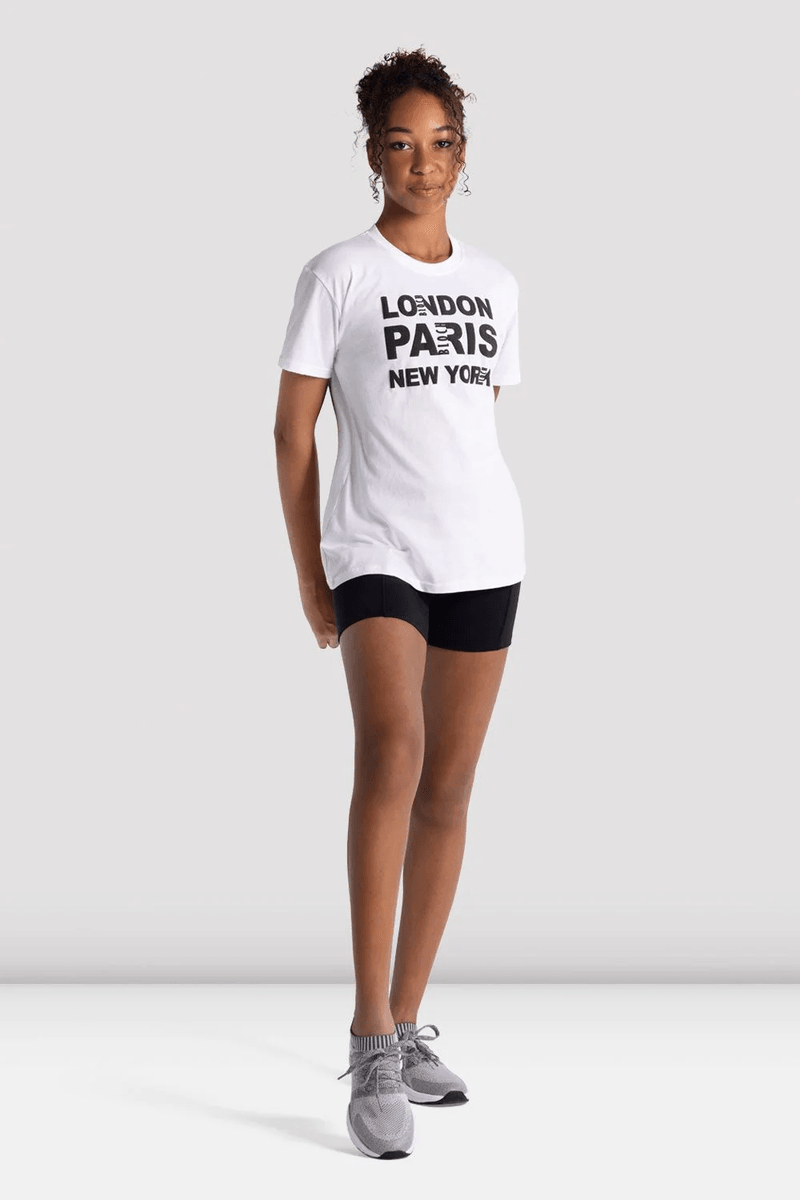 Bloch Adult City Print Top White