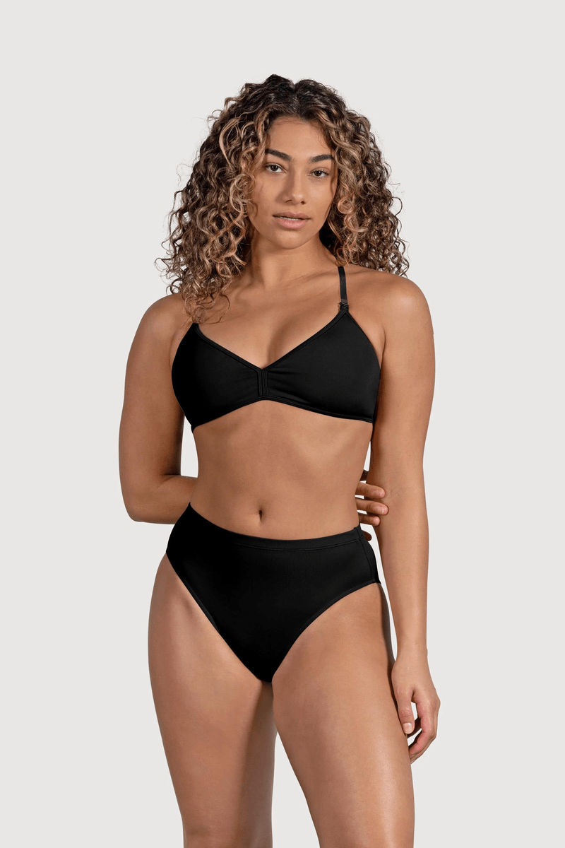 Bloch Ladies Aquila High Waist Brief Black