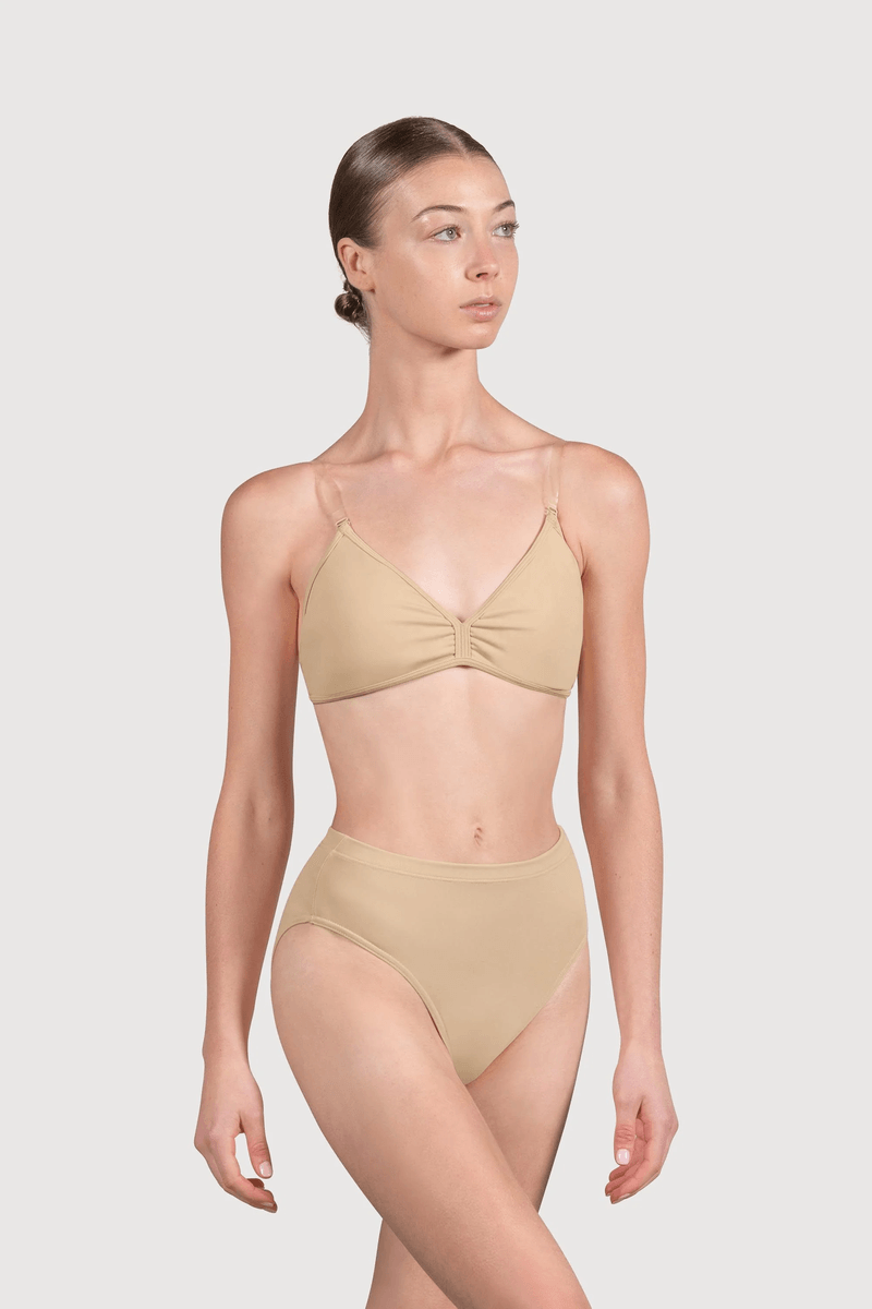 Bloch Ladies Aquila High Waist Brief Sand