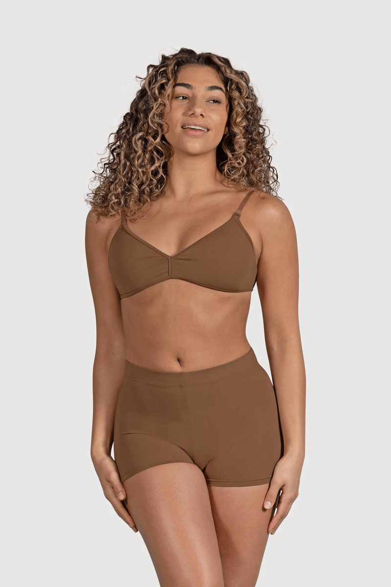 Bloch Dámsky Deva V Prednom Podprsenka Mandľový