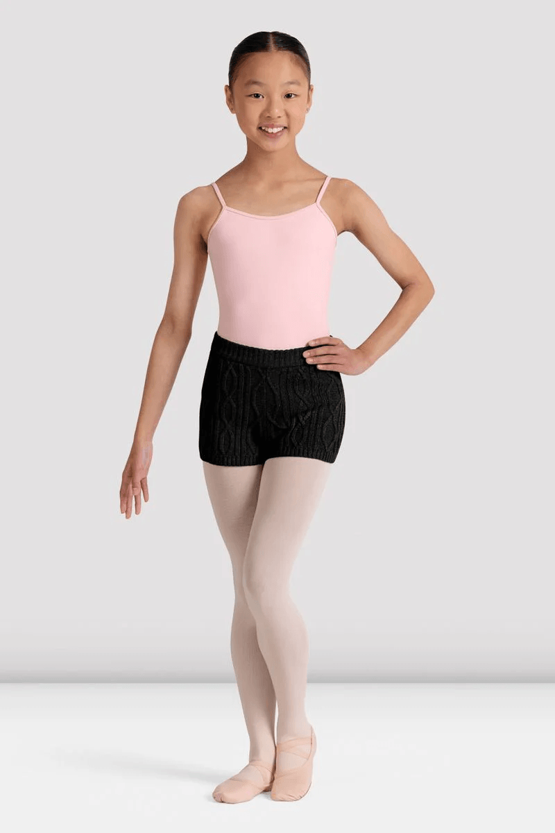 Bloch Girls Oren Knit Short Black