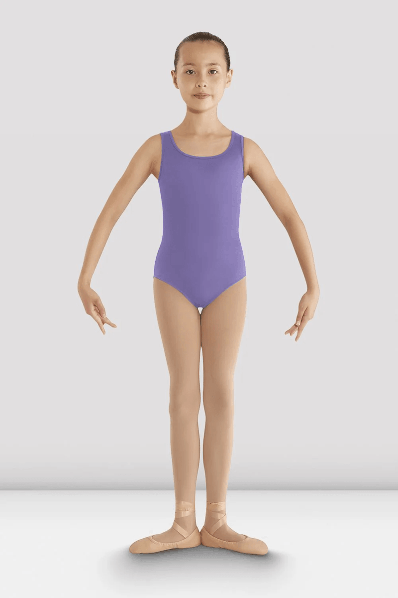 Bloch Lányok Gladiolus Gyémánt Hátú Leotard Levendula