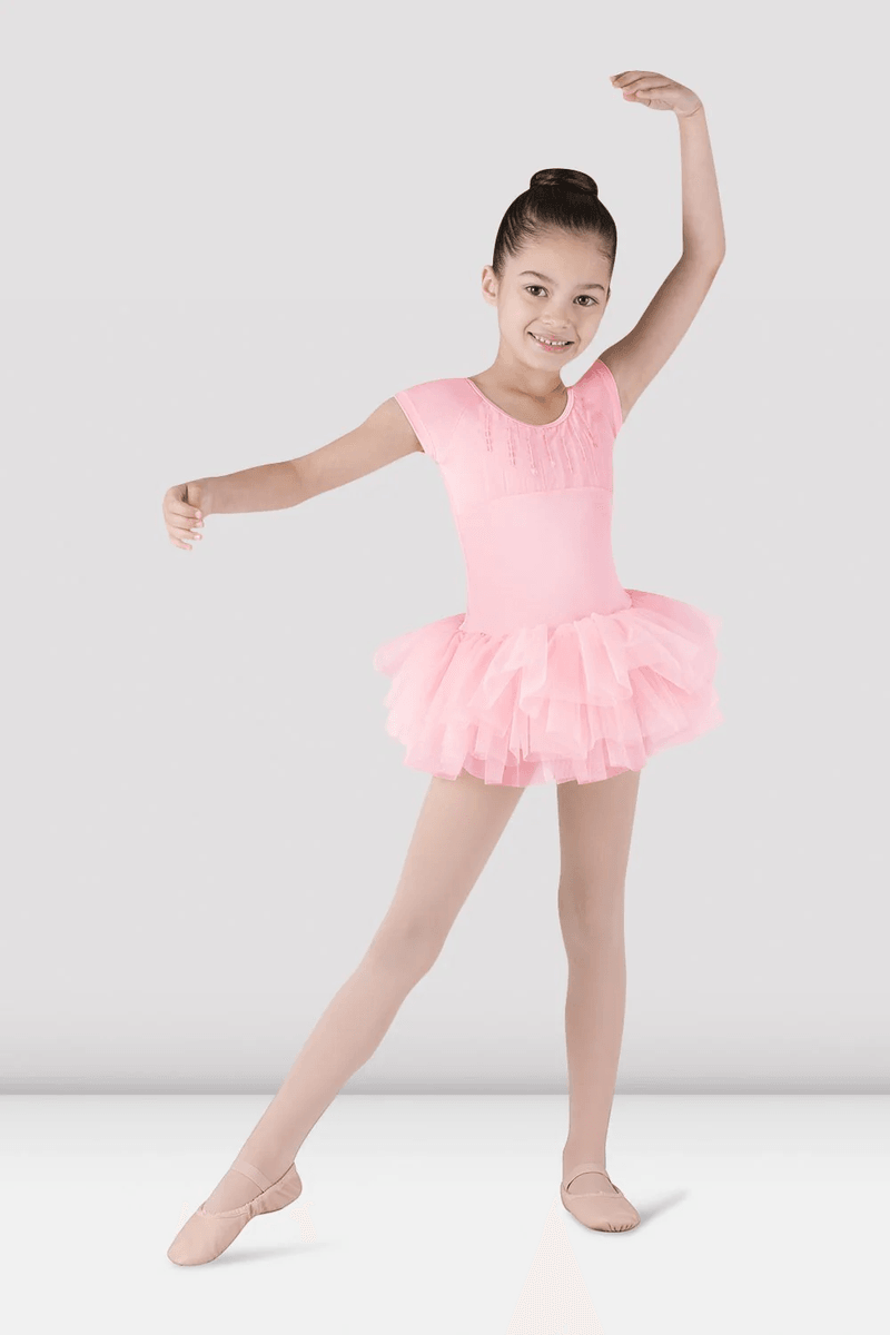 Bloch Girls Ife Heart Back Tutu Leotard Candy Pink