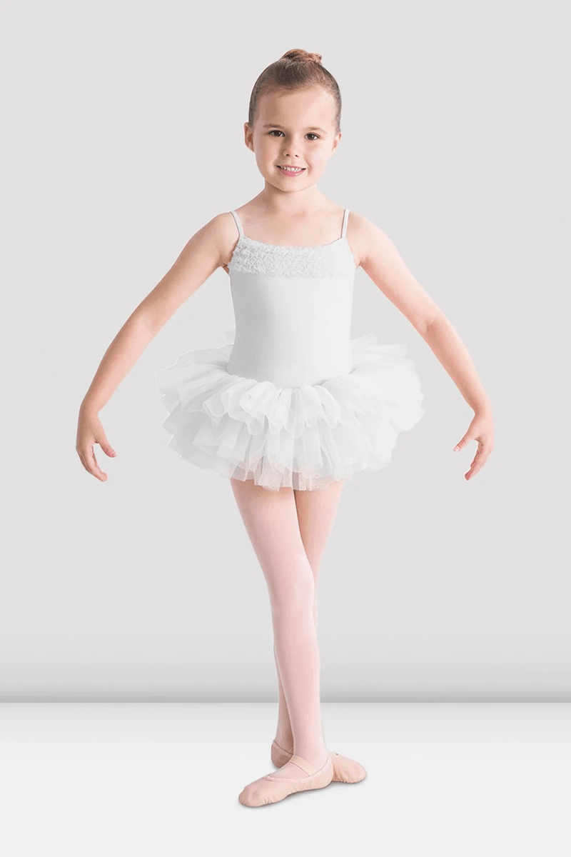 Bloch Girls Desdemona Tutu Leotard White