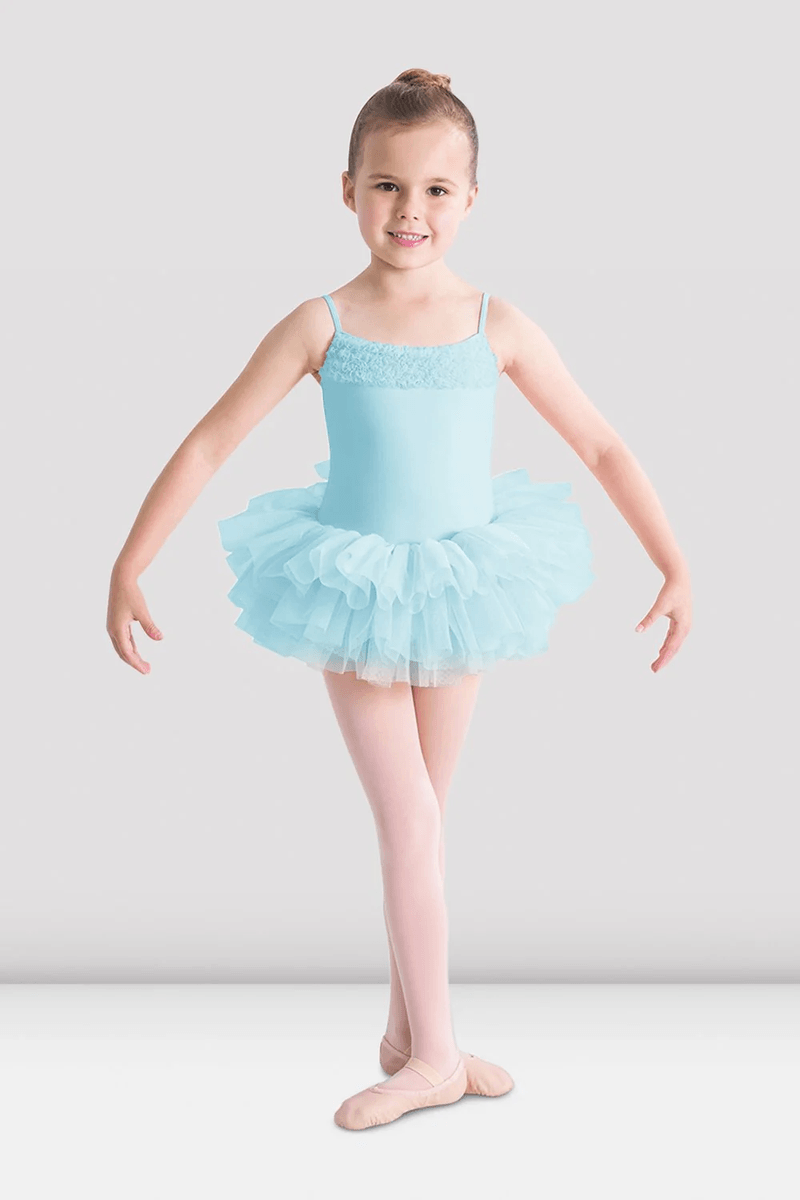 Bloch Girls Desdemona Tutu Leotard Pastel Blue