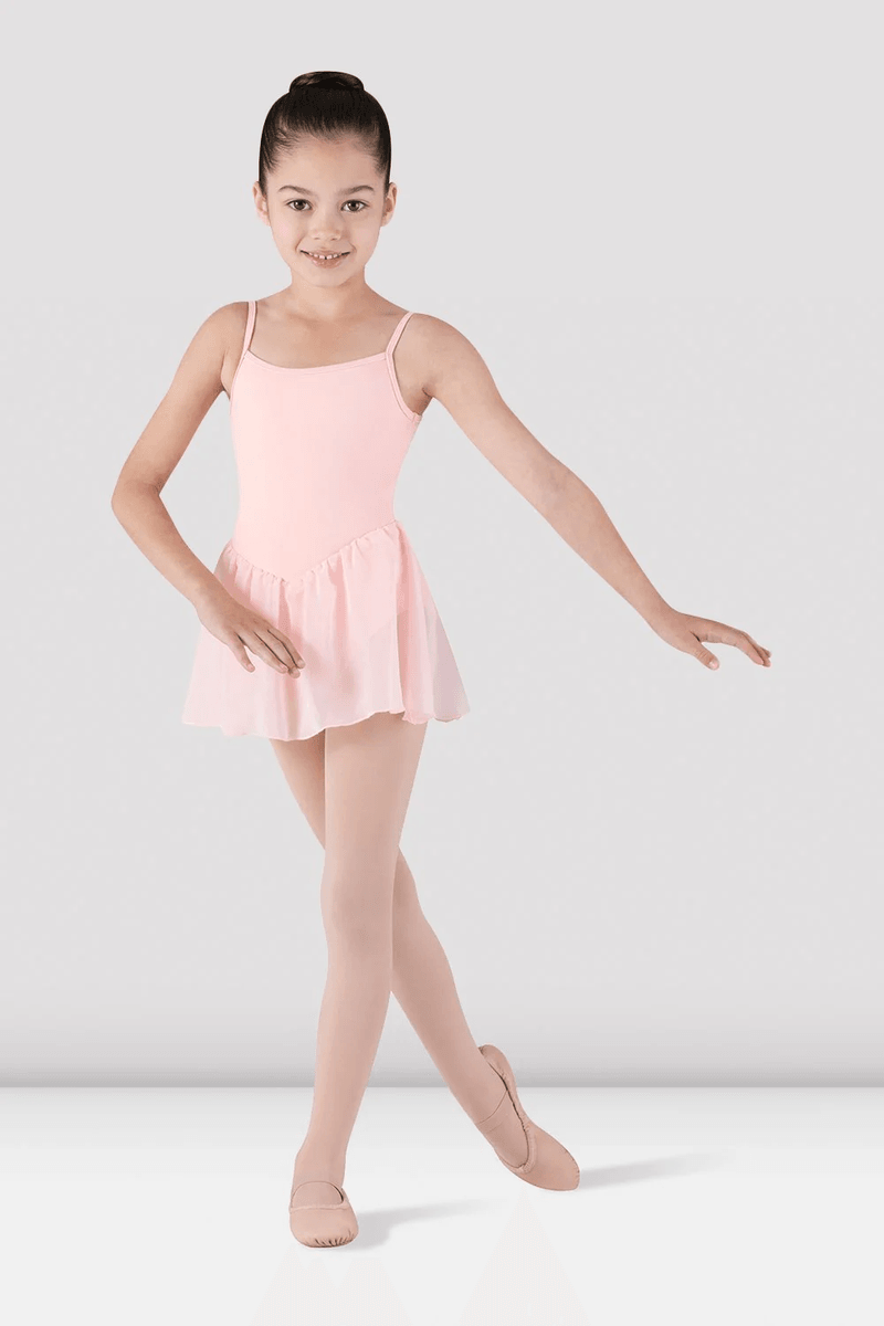 Bloch Girls Skirted Camisole Leotard Light Pink