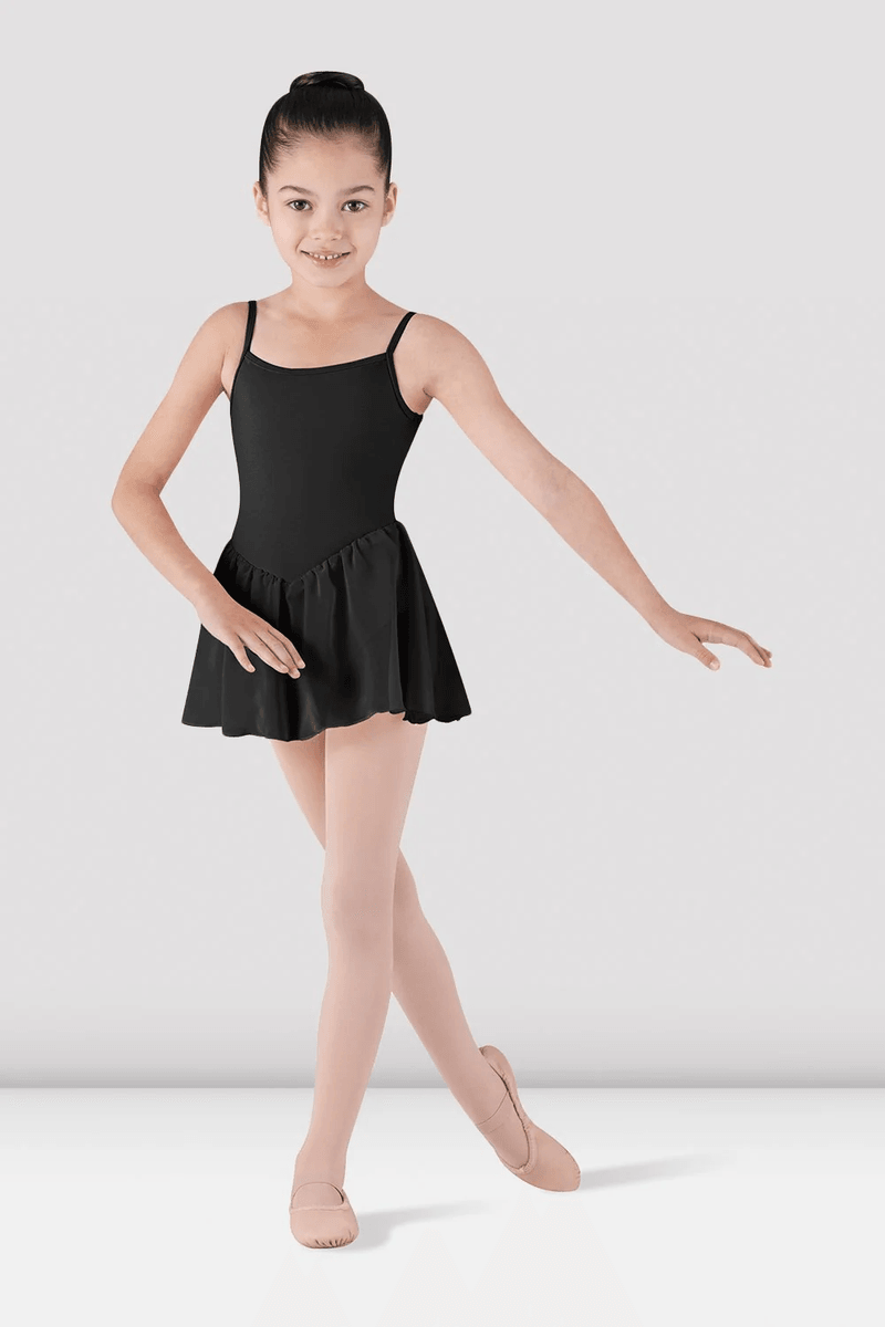 Bloch Girls Skirted Camisole Leotard Black