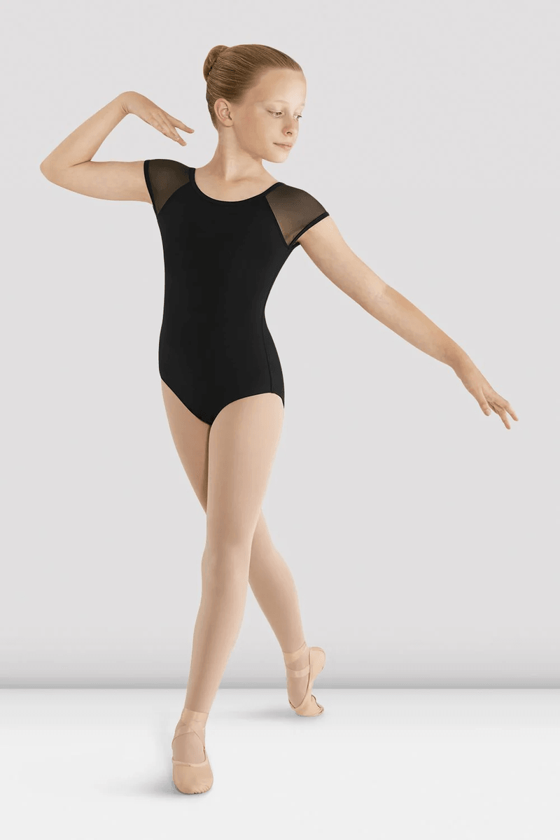 Bloch Lányok Mirella Hálós Ujjatlan Balettdressz Fekete