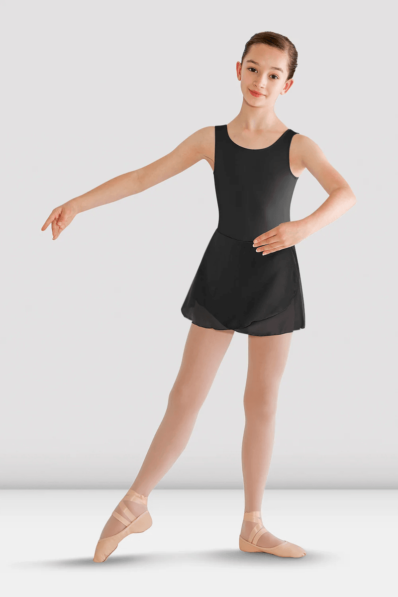 Bloch Girls Riya Skirted Tank Leotard Black