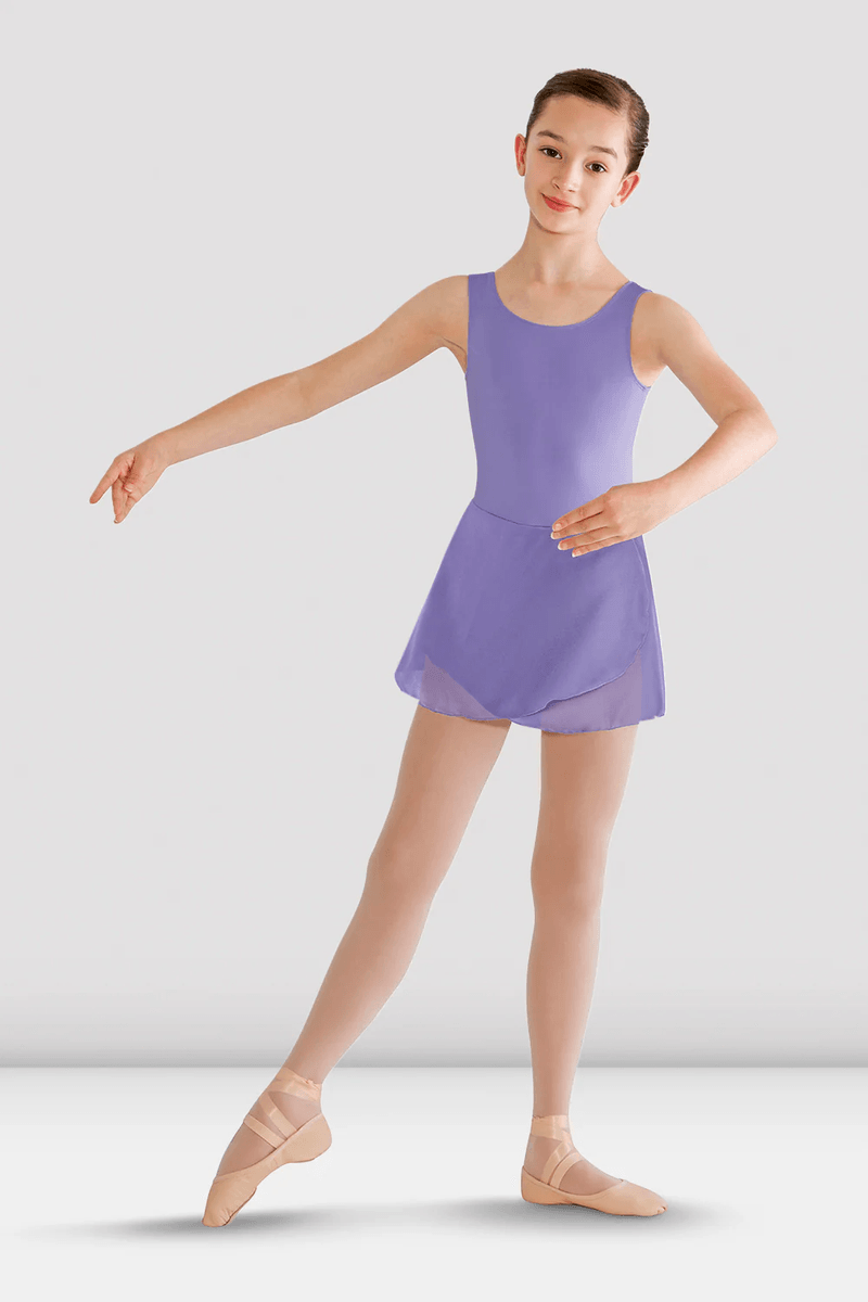 Bloch Girls Riya Skirted Tank Leotard Lavender