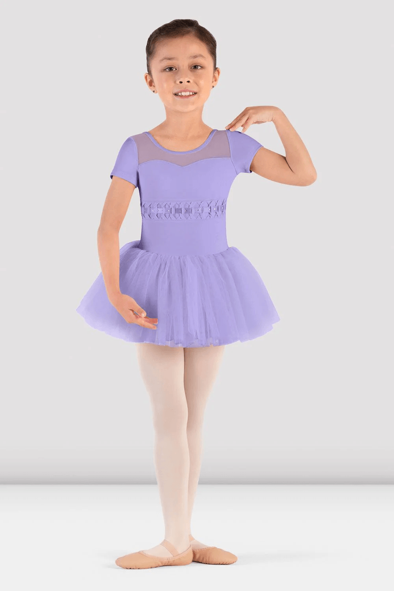 Bloch Girls Daliah Cap Sleeve Tutu Dress Lilac