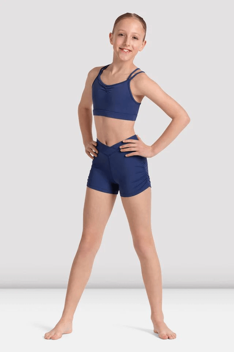 Bloch Girls Mirella Kaleidoscope V Front Short Ink