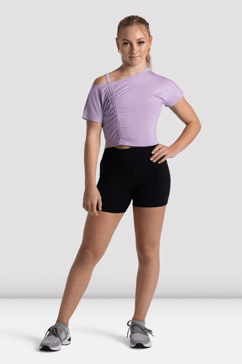 Bloch Girls Freestyle Dynamic Crop Top Lilac