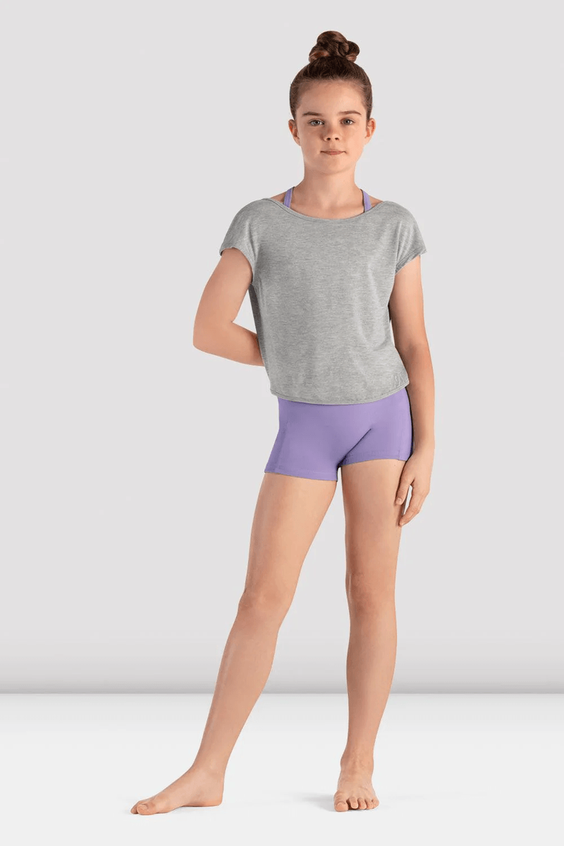 Bloch Girls Akari V Back Top Grey Marle