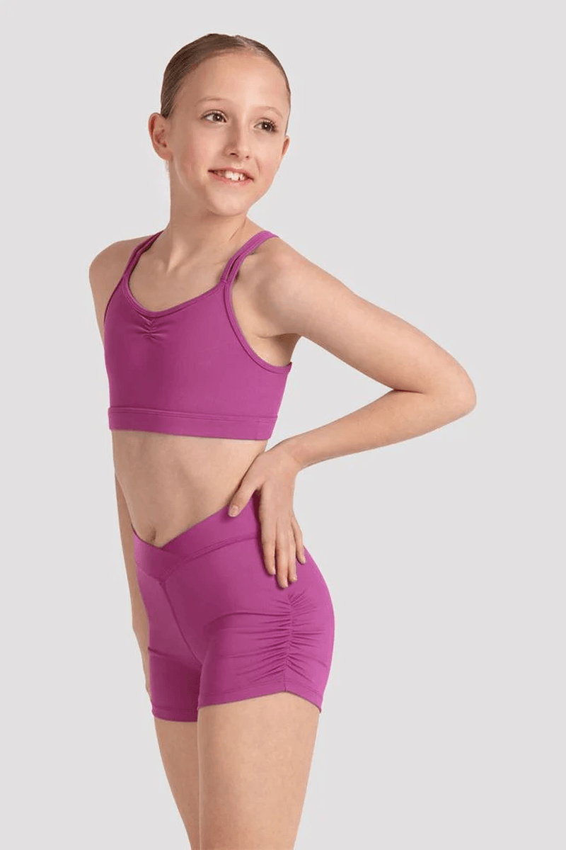 Bloch Girls Mirella Kaleidoscope Camisole Crop Top Magenta